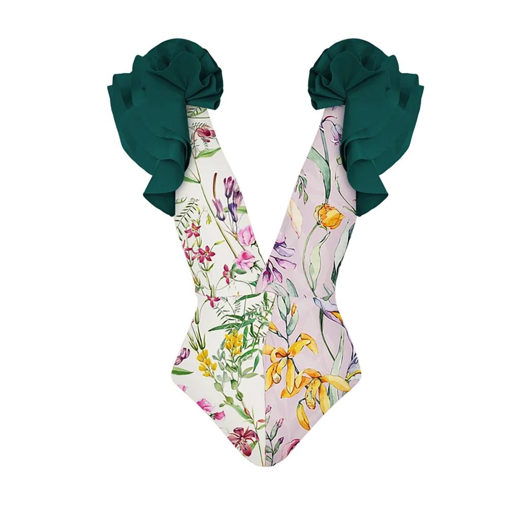 Sexy Swimsuit Women Conservative Cover Belly Swimsuit Spring Chiffon Beach Skirt Set Swimsuit Bella Mia